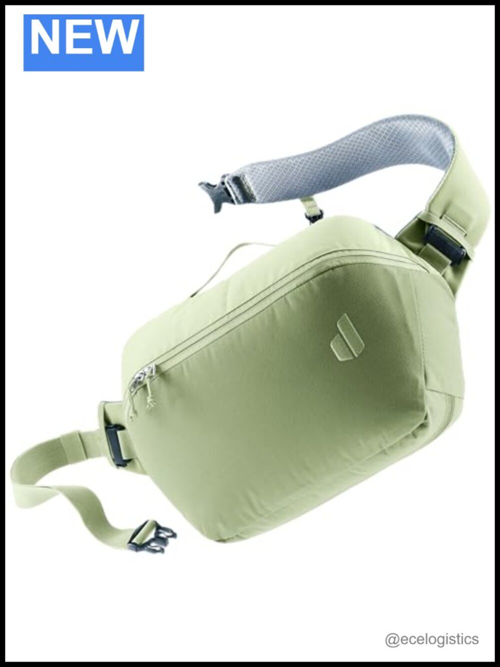 Recycled Crossbody Sling Bag for Travel, 8L with Padded Tablet Compartment